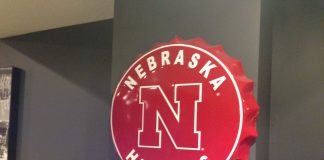 Nebraska Cornhusker Bottlecap Sign Nebraska Cornhusker Bottlecap Sign