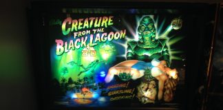 How to clean a pinball machine Creature from the Black Lagoon Pinball