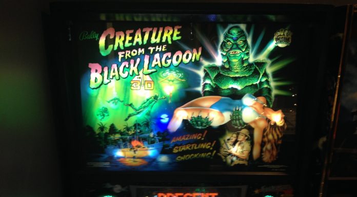 How to clean a pinball machine Creature from the Black Lagoon Pinball