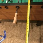 foosball width