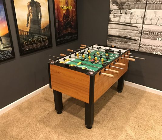 How much room do you need for a Foosball table?
