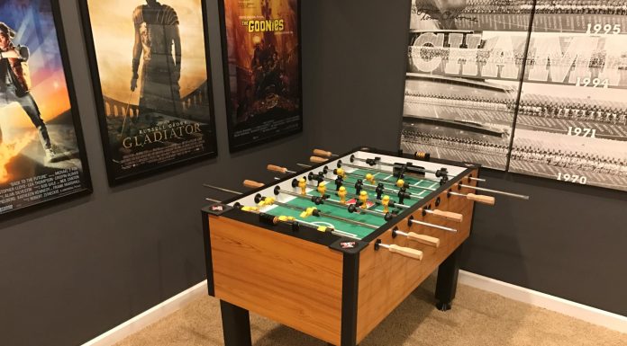 How much room do you need for a Foosball table?