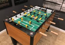 Foosball Table electronic sound system Tornado Foosball table with sound system added
