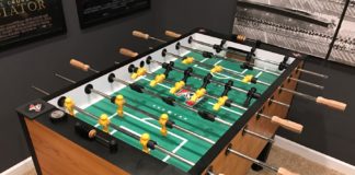 Foosball Table electronic sound system Tornado Foosball table with sound system added