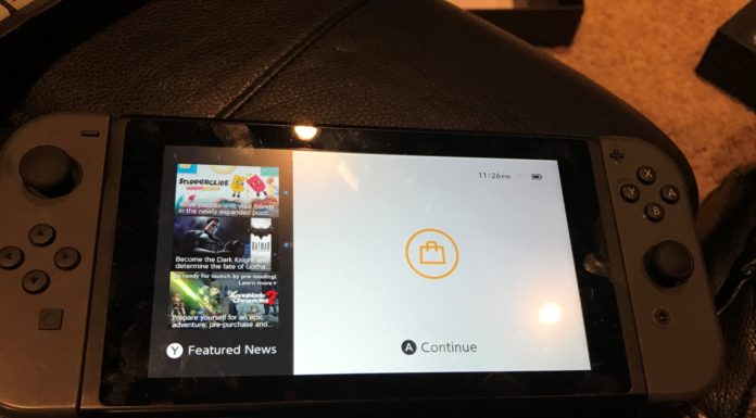 Using Nintendo Switch on a mobile hotspot Nintendo Switch Home Screen