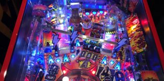 Buying a new pinball machine Stern AC/DC Premium New Pinball Machine