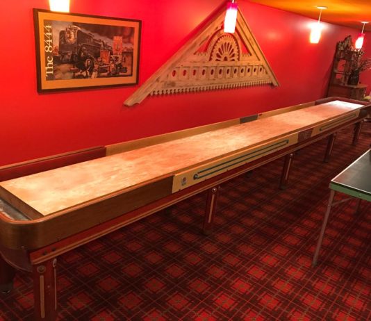 Shuffleboard Cleaning and Maintenance Full Size American Shuffleboard Company Table