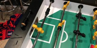 Converting your Foosball Table from Three Goalies to One Tornado Foosball converted from three goalies to one