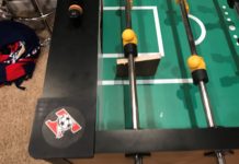 Replacing Tornado Foosball Men wood block used to add and remove foosball players