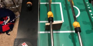 Replacing Tornado Foosball Men wood block used to add and remove foosball players