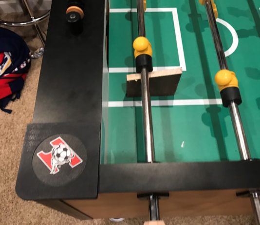Replacing Tornado Foosball Men wood block used to add and remove foosball players