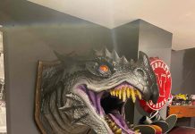 Distortions Unlimited Fire Breathing Dragon Head Distortions Unlimited Fire Breathing Dragon Head