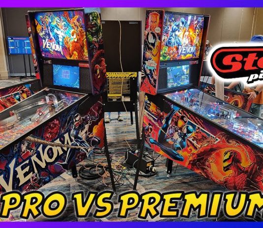 Venon Pro vs Premium Pinball Machine
